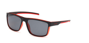  Okulary Przeciwsłoneczne Męskie Sportowe Polaryzacyjne  Solano Ss 20974 Czerwony Czarne