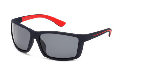 Okulary Przeciwsłoneczne Unisex Sportowe Polaryzacyjne Męskie Solano Ss 20977 Czerwony Czarne