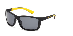 Okulary Przeciwsłoneczne Unisex Sportowe Polaryzacyjne Męskie Solano Ss 20977 żółty Czarne