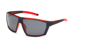 Okulary Przeciwsłoneczne Unisex Sportowe Polaryzacyjne Męskie Solano Ss 20978 Czerwony Czarne