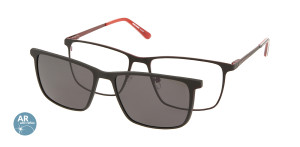 Oprawki Korekcyjne Męskie Solano Z Nakładką Z Filtrem Polaryzacyjnym Cl 10163 A Antyrefleks Białe