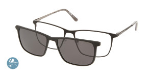 Oprawki Korekcyjne Męskie Solano Z Nakładką Z Filtrem Polaryzacyjnym Cl 10163 B Antyrefleks Białe