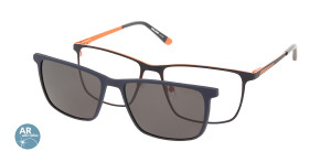 Oprawki Korekcyjne Męskie Solano Z Nakładką Z Filtrem Polaryzacyjnym Cl 10163 C Antyrefleks Białe