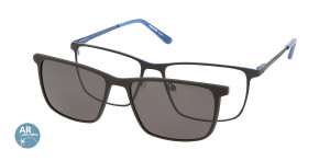 Oprawki Korekcyjne Męskie Solano Z Nakładką Z Filtrem Polaryzacyjnym Cl 10163 D Antyrefleks Białe