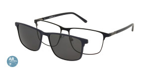 Oprawki Korekcyjne Męskie Solano Z Nakładką Z Filtrem Polaryzacyjnym Cl 10164 C Antyrefleks Białe