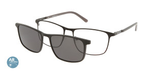 Oprawki Korekcyjne Męskie Solano Z Nakładką Z Filtrem Polaryzacyjnym Cl 10165 B Antyrefleks Białe