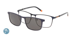 Oprawki Korekcyjne Męskie Solano Z Nakładką Z Filtrem Polaryzacyjnym Cl 10165 C Antyrefleks Białe