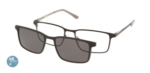 Oprawki Korekcyjne Męskie Solano Z Nakładką Z Filtrem Polaryzacyjnym Cl 10166 Antyrefleks Szary Szare