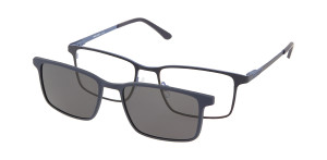 Oprawki Korekcyjne Męskie Solano Z Nakładką Z Filtrem Polaryzacyjnym Cl 10166 Antyrefleks Niebieski Niebieskie