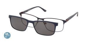 Oprawki Korekcyjne Męskie Solano Z Nakładką Z Filtrem Polaryzacyjnym Cl 10171 Antyrefleks Czerwony Czerwone