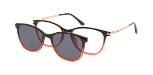 Oprawki Korekcyjne Damskie Solano Z Nakładką Z Filtrem Polaryzacyjnym Cl 90159 Wielokolorowy Czarne