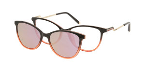 Oprawki Korekcyjne Damskie Solano Z Nakładką Z Filtrem Polaryzacyjnym Cl 90160 D Białe