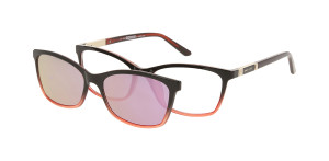 Oprawki Korekcyjne Damskie Solano Z Nakładką Z Filtrem Polaryzacyjnym Cl 90162 B Białe