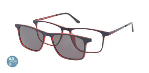 Oprawki Korekcyjne Męskie Solano Z Nakładką Z Filtrem Polaryzacyjnym Cl 90176 Antyrefleks Czarny Czarne