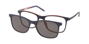 Oprawki Korekcyjne Unisex Solano Z Nakładką Z Filtrem Polaryzacyjnym Cl 90179 Czerwony Czarne