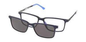 Oprawki Korekcyjne Unisex Solano Z Nakładką Z Filtrem Polaryzacyjnym Cl 90181 Niebieski Niebieskie