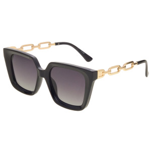 Joker Damskie Okulary Przeciwsłoneczne Z Filtrem Uv 400 Jr 4668 Cz Czarne