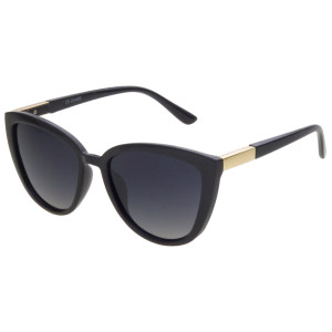 Joker Damskie Okulary Przeciwsłoneczne Z Filtrem Uv 400 Jr 4672 Szary Czarne
