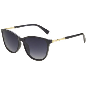 Joker Damskie Okulary Przeciwsłoneczne Z Filtrem Uv 400 Jr 4676 Czarny Czarne