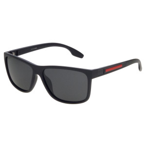 Joker   Okulary Przeciwsłoneczne Męskie Z Filtrem Uv 400 Jr 4681 Szary Czarne