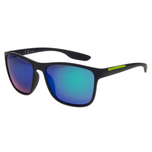 Joker   Okulary Przeciwsłoneczne Męskie Z Filtrem Uv 400 Jr 4685 Zielony Czarne