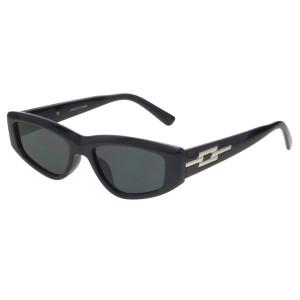 Joker Jr 4658 Okulary Przeciwsłoneczne Damskie Czarny Czarne