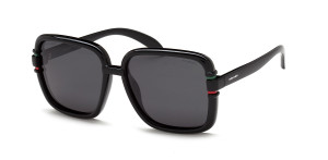 Okulary Przeciwsłoneczne Damskie Polaryzacyjne Solano Ss 20992 Czerwony Czarne