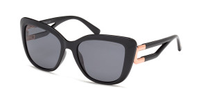 Okulary Przeciwsłoneczne Damskie Polaryzacyjne Solano Ss 21034 Czarny Czarne
