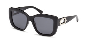 Okulary Przeciwsłoneczne Damskie Polaryzacyjne Solano Ss 21044 Srebrny Czarne