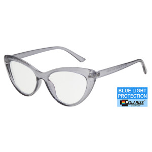 Polariss Okulary Damskie Z Filtrem Blue Light Do Komputera - Bpol 222 T Fioletowe