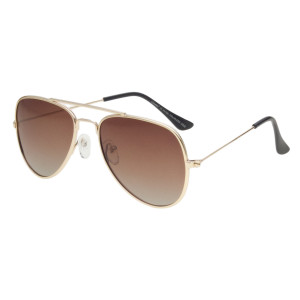 Polariss Dziecięce Okulary Przeciwsłoneczne Unisex Z Filtrem Polaryzacyjnym - Pb 57 Brązowy Brązowe