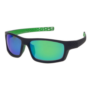 Polariss Dziecięce Okulary Przeciwsłoneczne Unisex Z Filtrem Polaryzacyjnym - Pb 59 Zielony Czarne