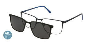 Oprawki Korekcyjne Unisex Solano Z Nakładką Z Filtrem Polaryzacyjnym Cl 10194 Niebieski Niebieskie