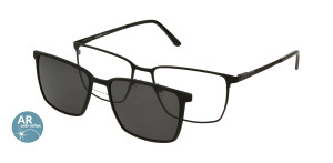 Oprawki Korekcyjne Unisex Solano Z Nakładką Z Filtrem Polaryzacyjnym Cl 10194 Czarny Czarne
