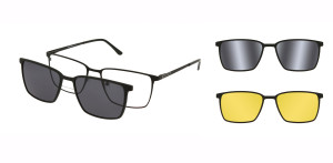 Oprawki Korekcyjne Unisex Solano Z Nakładką Z Filtrem Polaryzacyjnym Cl 10194 Wielokolorowy Wielokolorowe