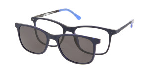 Oprawki Korekcyjne Unisex Solano Z Nakładką Z Filtrem Polaryzacyjnym Cl 90178 Niebieski Niebieskie