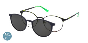 Oprawki Korekcyjne Męskie Solano Z Nakładką Z Filtrem Polaryzacyjnym Cl 10162 F Antyrefleks Białe