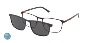 Oprawki Korekcyjne Męskie Solano Z Nakładką Z Filtrem Polaryzacyjnym Cl 10165 D Antyrefleks Białe