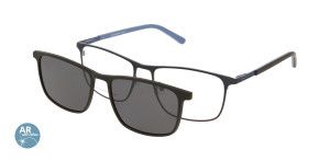 Oprawki Korekcyjne Męskie Solano Z Nakładką Z Filtrem Polaryzacyjnym Cl 10165 E Antyrefleks Białe