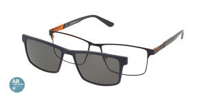 Oprawki Korekcyjne Męskie Solano Z Nakładką Z Filtrem Polaryzacyjnym Cl 10169 D Antyrefleks Białe