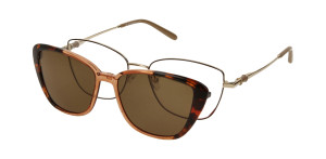 Oprawki Korekcyjne Damskie Solano Z Nakładką Z Filtrem Polaryzacyjnym Cl 10185 B Białe