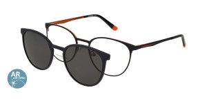 Oprawki Korekcyjne Unisex Solano Z Nakładką Z Filtrem Polaryzacyjnym Cl 10189 A Białe