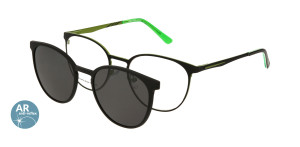 Oprawki Korekcyjne Unisex Solano Z Nakładką Z Filtrem Polaryzacyjnym Cl 10189 B Białe