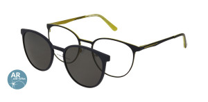 Oprawki Korekcyjne Unisex Solano Z Nakładką Z Filtrem Polaryzacyjnym Cl 10189 C Białe