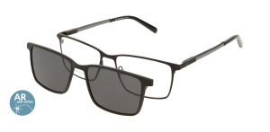 Oprawki Korekcyjne Męskie Solano Z Nakładką Z Filtrem Polaryzacyjnym Cl 10192 B Białe