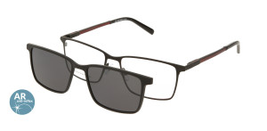 Oprawki Korekcyjne Męskie Solano Z Nakładką Z Filtrem Polaryzacyjnym Cl 10192 C Białe