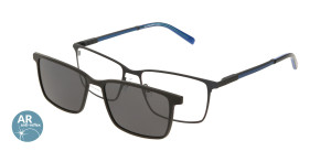 Oprawki Korekcyjne Męskie Solano Z Nakładką Z Filtrem Polaryzacyjnym Cl 10192 D Białe