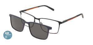 Oprawki Korekcyjne Męskie Solano Z Nakładką Z Filtrem Polaryzacyjnym Cl 10192 E Białe