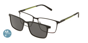 Oprawki Korekcyjne Męskie Solano Z Nakładką Z Filtrem Polaryzacyjnym Cl 10192 F Białe