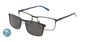 Oprawki Korekcyjne Męskie Solano Z Nakładką Z Filtrem Polaryzacyjnym Cl 10193 D Białe